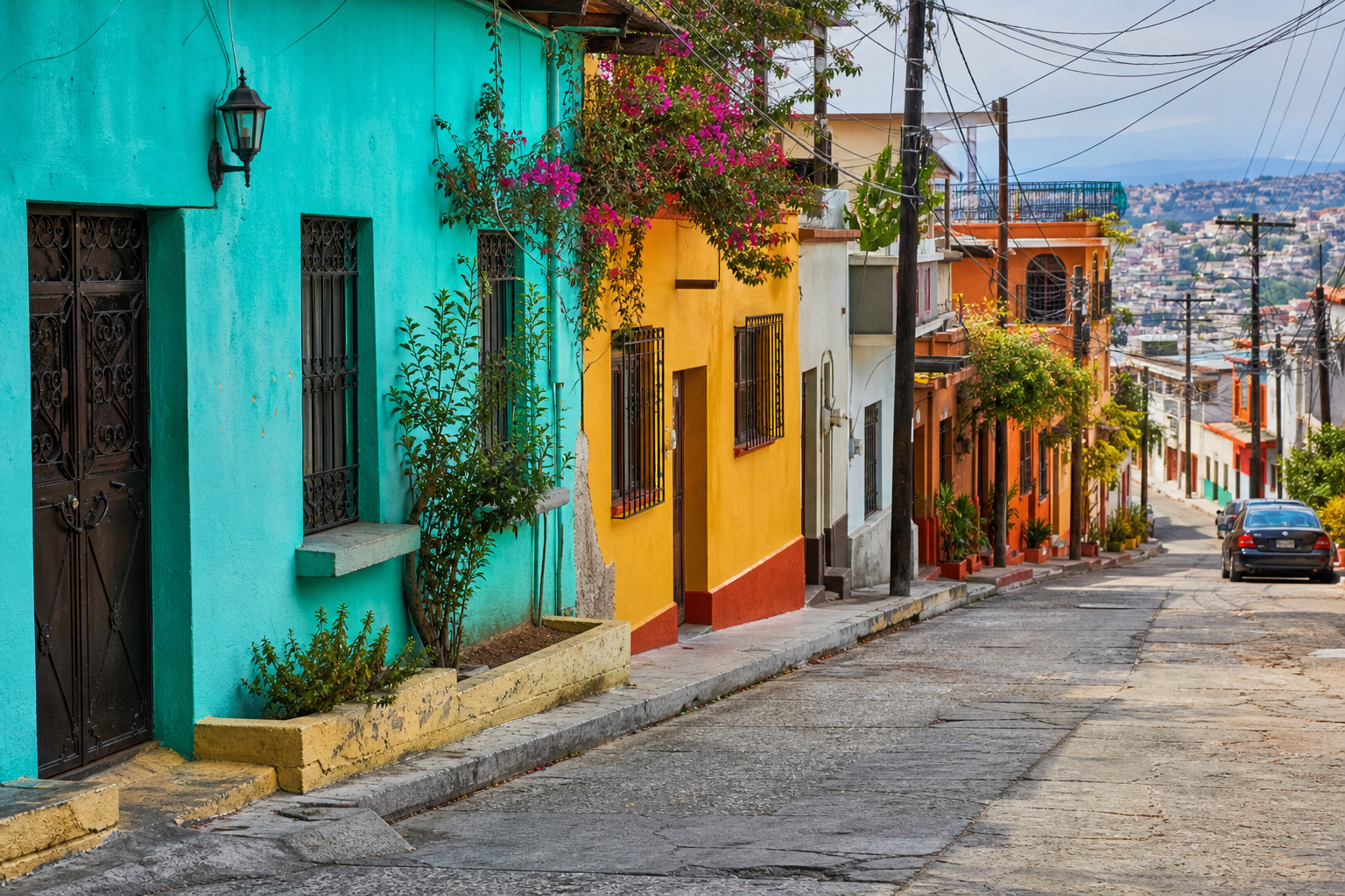 Calles de color en Tuxtla